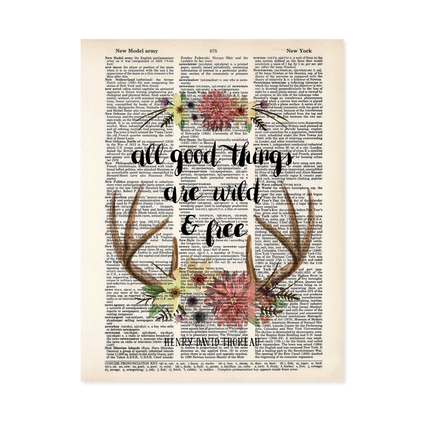 All Good Things Are Wild and Free - Henry David Thoreau Quote