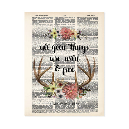 All Good Things Are Wild and Free - Henry David Thoreau Quote