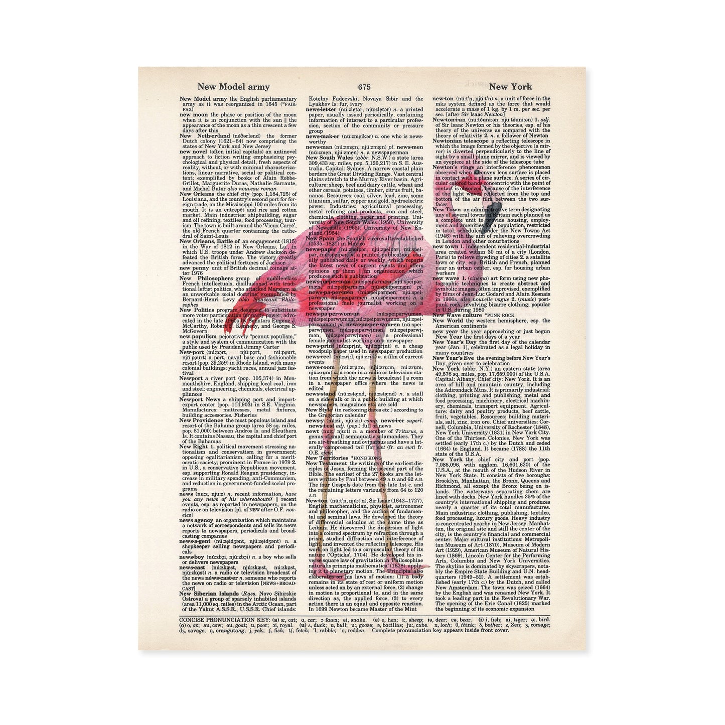 Watercolor Flamingo