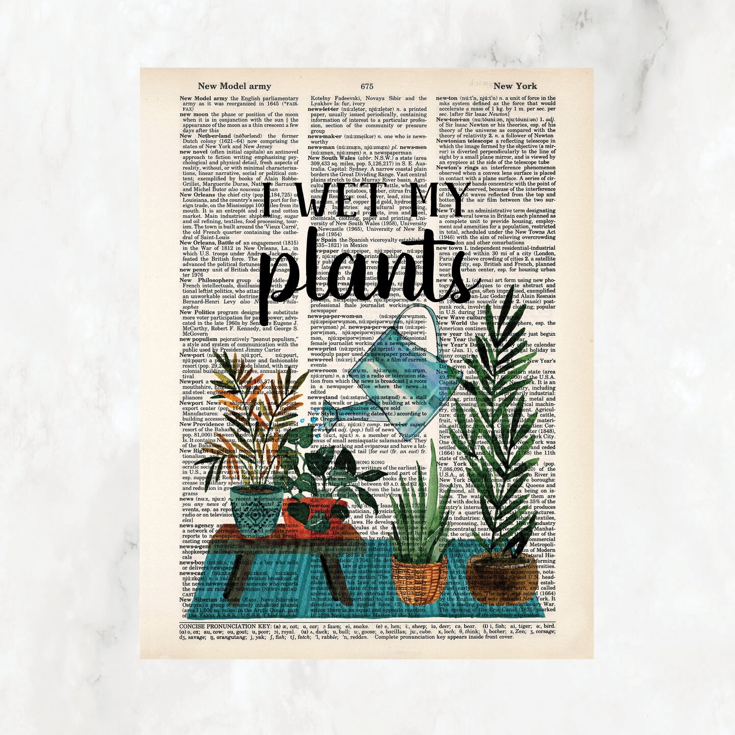 I Wet My Plants