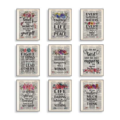 Empowered Women - Charlotte Bronte Quote - I Am No Bird and No Net Ensnares Me