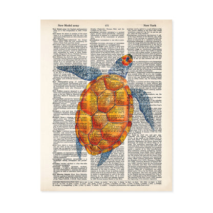 Watercolor Sea Turtle