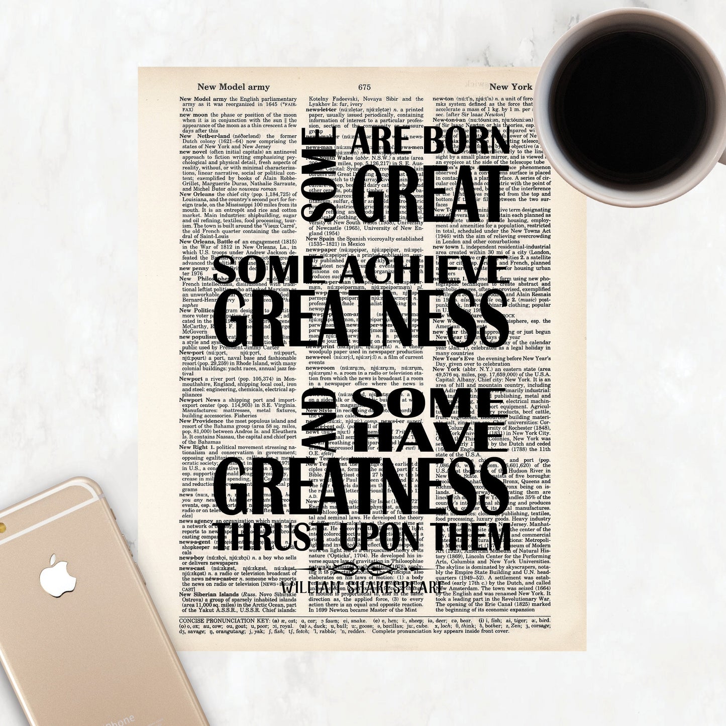 Some Are Born Great - William Shakespeare Quote