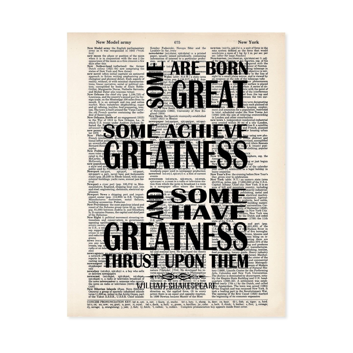 Some Are Born Great - William Shakespeare Quote